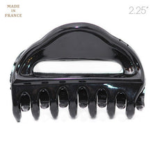 Load image into Gallery viewer, French Black Plastic Open Hair Claw