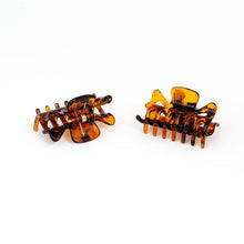 Load image into Gallery viewer, Small Unisex Tortoise Hair Claws - Pair