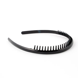 Unisex Plastic Black Hair Band