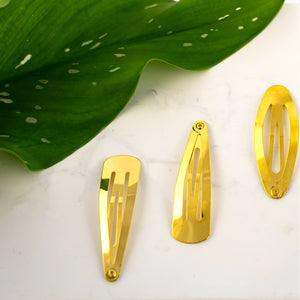 Gold Colored Snap Clip - Pack of 6