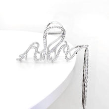 Load image into Gallery viewer, Large Metal Claw Silver Frame with Tassels