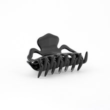 Load image into Gallery viewer, Medium French Black Plastic Hair Clip