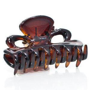 French Mini Hump Tortoise Hair Claw - Pack of 4