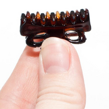 Load image into Gallery viewer, French Mini Hump Tortoise Hair Claw - Pack of 4