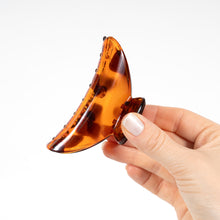 Load image into Gallery viewer, Medium Tortoise Plastic Curvedc Hair Clamp