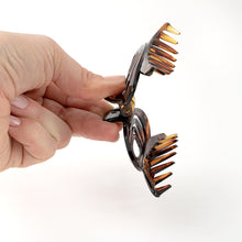 Load image into Gallery viewer, French Medium Tortoise Ovals Hair Claw