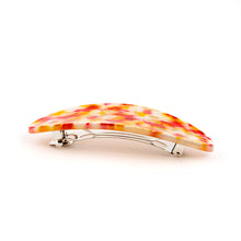 Load image into Gallery viewer, French Bright Colors Marble Oval Barrette