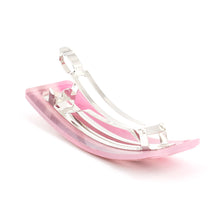 Load image into Gallery viewer, French Pink Color Barrette with Lace Design