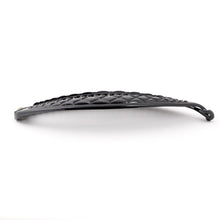 Load image into Gallery viewer, French Stitched Black Banana Hair Clip