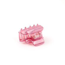 Load image into Gallery viewer, French Small Pink Pearlized Wavy Claw