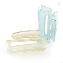 Load image into Gallery viewer, Open Wedge Shape Pearled Clamps - Set of 2