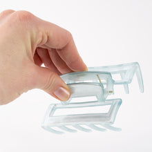 Load image into Gallery viewer, Open Wedge Shape Pearled Clamps - Set of 2