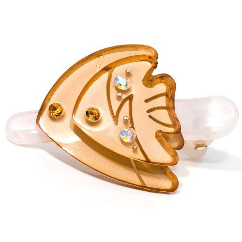 Acrylic Fish Shaped Beak Clip - 1piece
