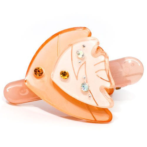 Acrylic Fish Shaped Beak Clip - 1piece