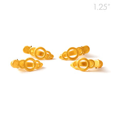 Load image into Gallery viewer, Mini Gold Plastic Beak Clips - Pack of 4