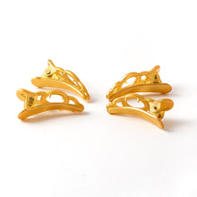 Load image into Gallery viewer, Mini Gold Plastic Beak Clips - Pack of 4