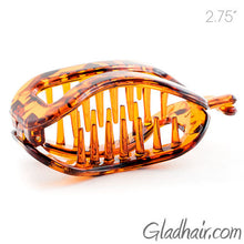 Load image into Gallery viewer, Tortoise Clincher Snap Lock Plastic Ponytail