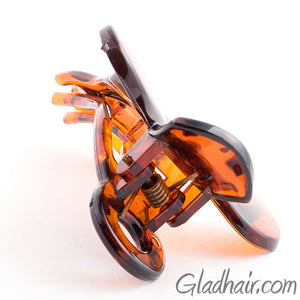 Butterfly with Heart Tortoise Plastic Fork Beak Clip