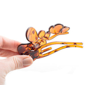 Butterfly with Heart Tortoise Plastic Fork Beak Clip