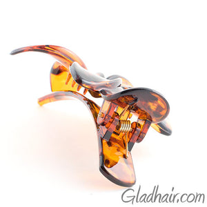 Tortoise Flower Beak Clip