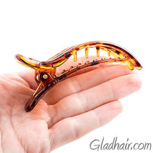 Load image into Gallery viewer, Tortoise Plastic Forked Beak Clip