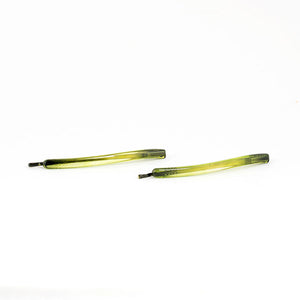Green Side Hair Pins - Pair