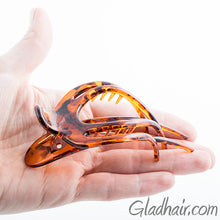 Load image into Gallery viewer, Tortoise Plastic Forked Beak Clip