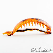 Load image into Gallery viewer, Tortoise Plastic Banana Fish Clip