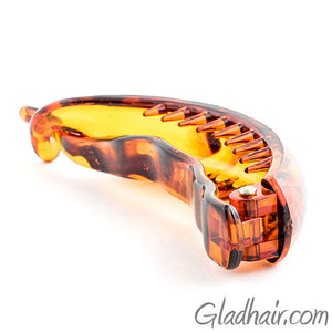 Tortoise Plastic Banana Fish Clip