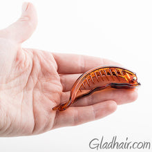 Load image into Gallery viewer, Tortoise Plastic Banana Fish Clip