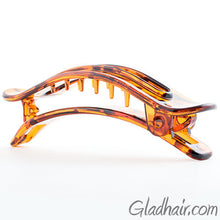Load image into Gallery viewer, Tortoise Plastic Beak Salon Clip with Lock