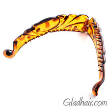 Load image into Gallery viewer, Tortoise Oval Design Plastic Banana Clip