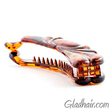 Load image into Gallery viewer, Tortoise Oval Design Plastic Banana Clip
