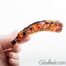 Load image into Gallery viewer, Tortoise Oval Design Plastic Banana Clip