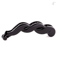 Load image into Gallery viewer, Black Smooth Braid Style Plastic Banana Clip