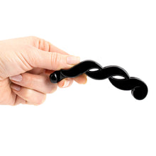 Load image into Gallery viewer, Black Smooth Braid Style Plastic Banana Clip