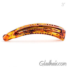 Load image into Gallery viewer, Small Tortoise Three Lines Plastic Banana Clip