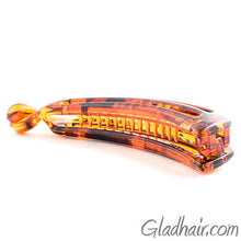 Load image into Gallery viewer, Small Tortoise Three Lines Plastic Banana Clip