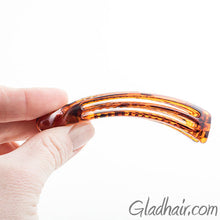 Load image into Gallery viewer, Small Tortoise Three Lines Plastic Banana Clip