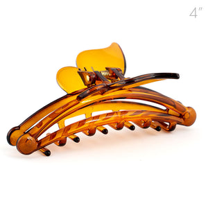 Medium Butterfly Tortoise Slim Hair Claw