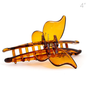 Medium Butterfly Tortoise Slim Hair Claw