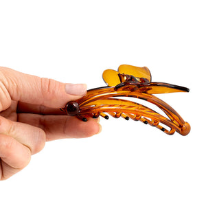 Medium Butterfly Tortoise Slim Hair Claw