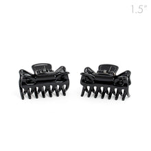 Load image into Gallery viewer, Small Unisex Black Hair Claws - Pair