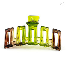 Load image into Gallery viewer, Large Two-Color Light Weight Plastic Hair Claw