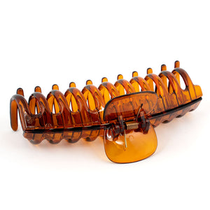 Large Sausage Shape Plastic Hair Claw