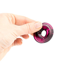 Load image into Gallery viewer, Small Mulberry Color Open Oval Hair Claws - pair
