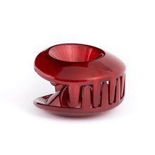 Load image into Gallery viewer, Medium Open Oval Red Plastic Hair Claw