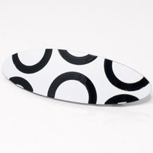 Load image into Gallery viewer, Black and White Design Barrette