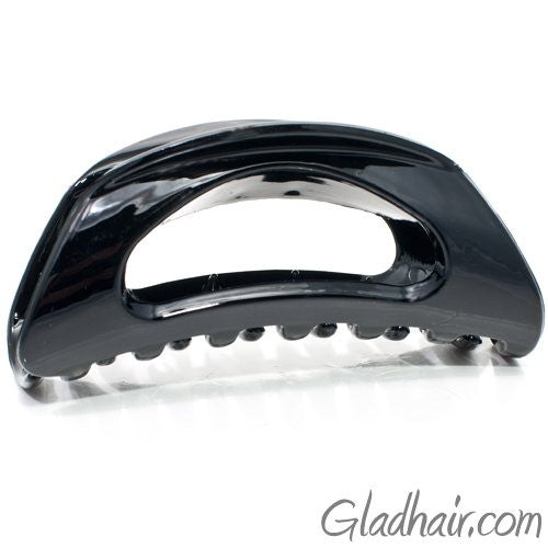 Black Plastic Hair Clamp