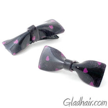 Load image into Gallery viewer, Bow Style Acrylic on Metal Beak Clip - Pair